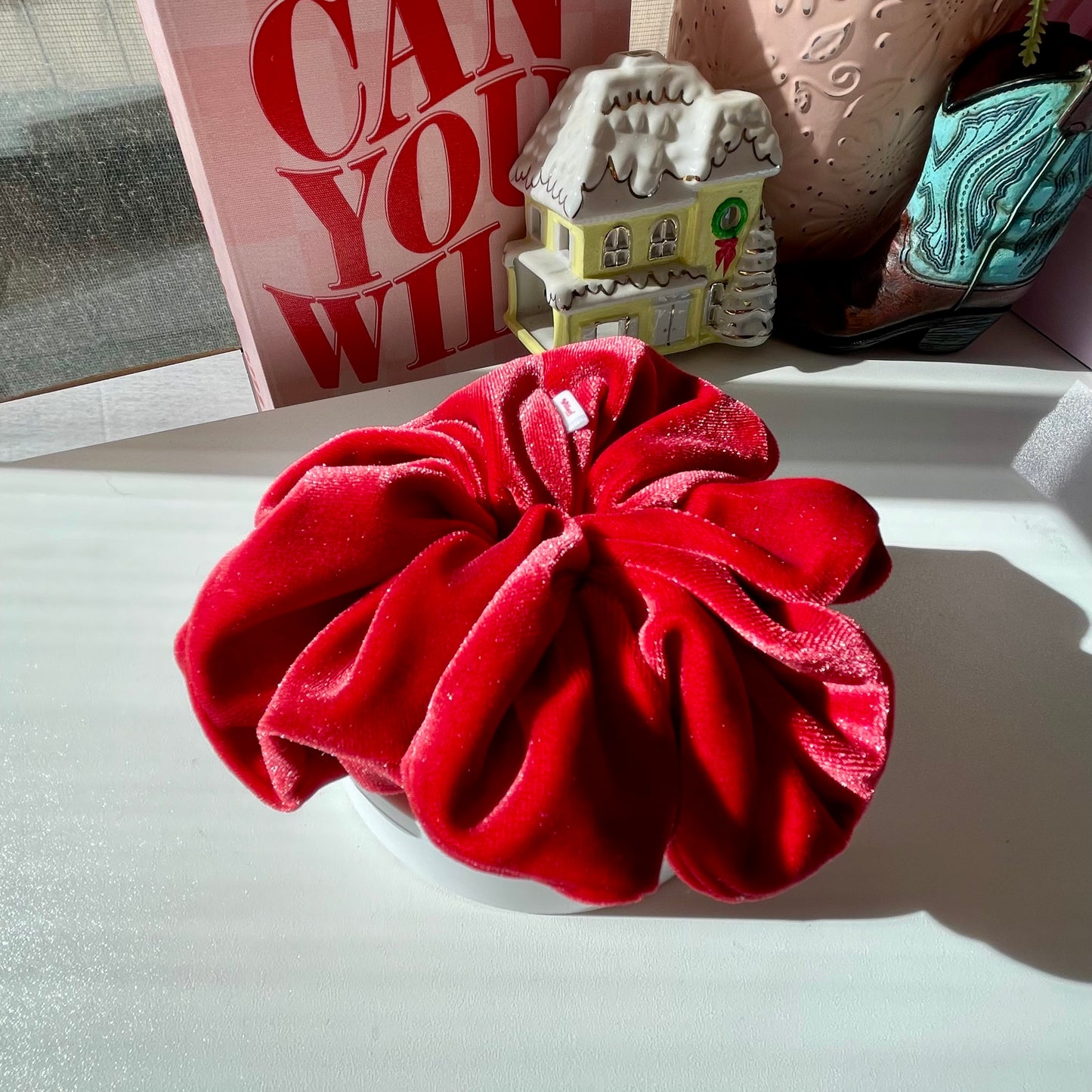 Cranberry Kiss Scrunchie