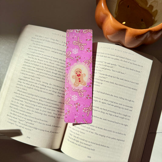 Gingerbread Candy Cane Bookmark