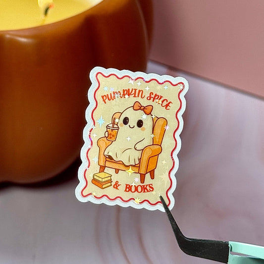Pumpkin Spice Ghostie Sticker βπ»
