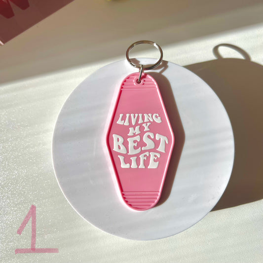 Pink Dream Motel Keychain Collection