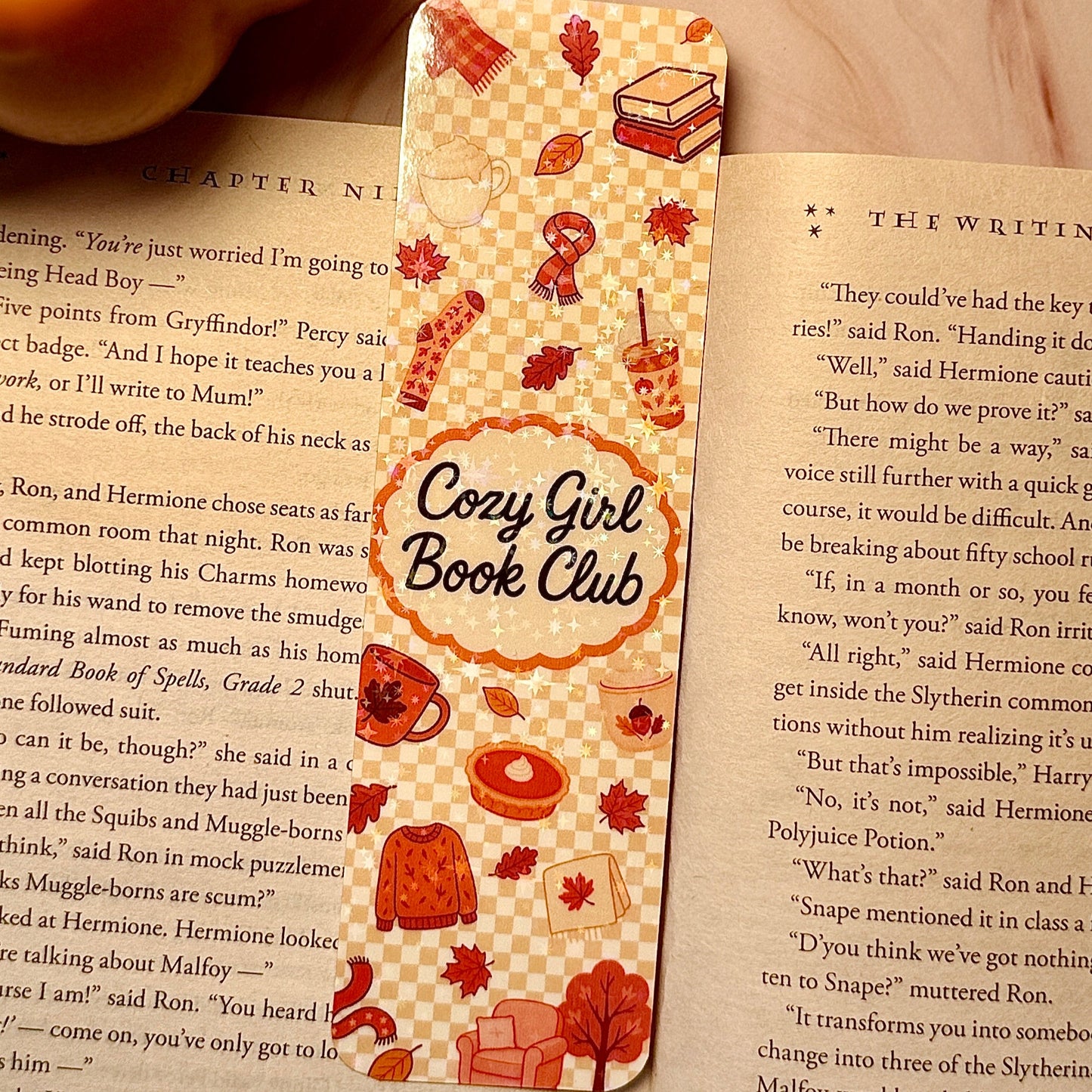 Cozy Reads Club Bookmark 🍂📖