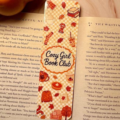Cozy Reads Club Bookmark 🍂📖