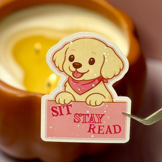 Puppy Pages Sticker🐶📚