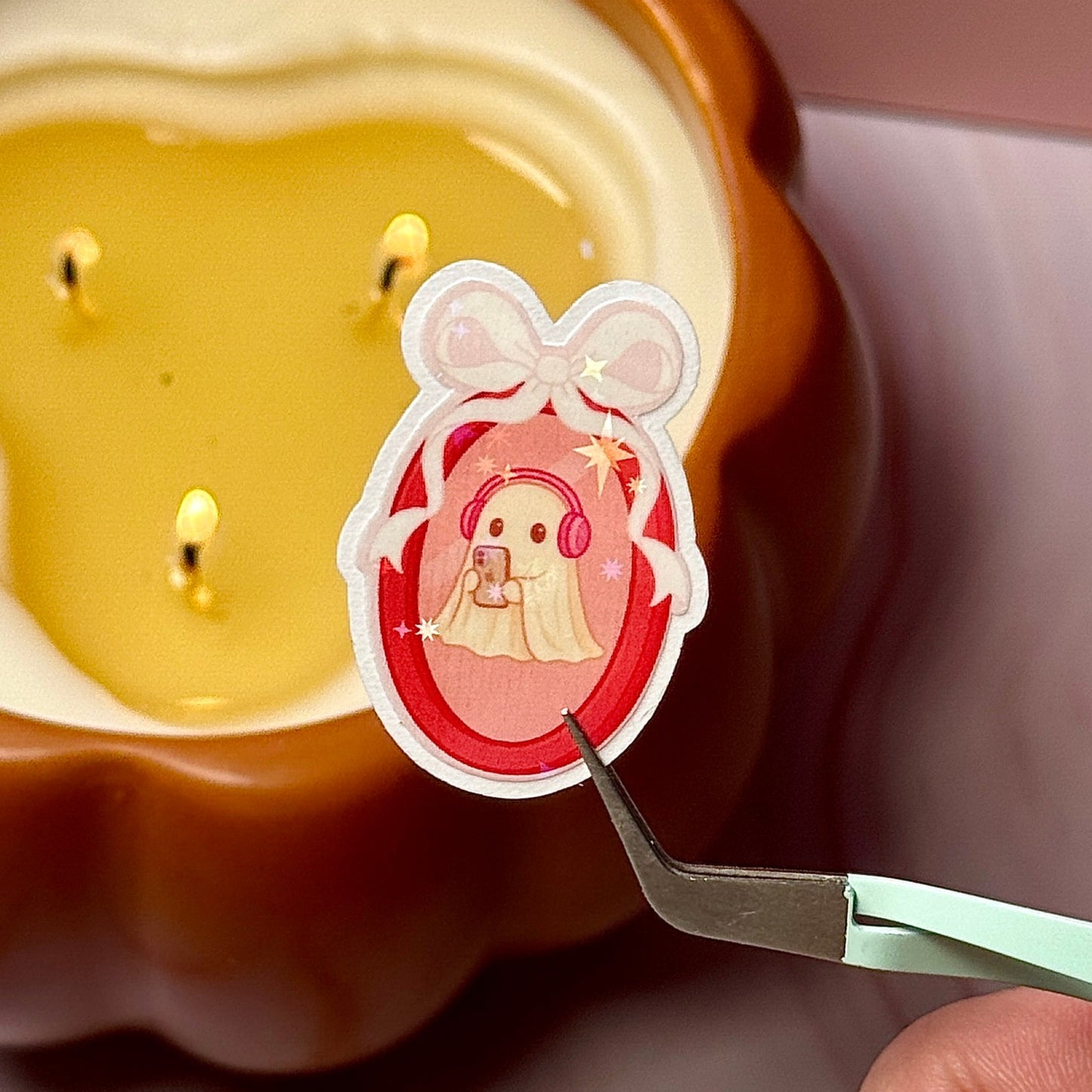 Spooky Beats Sticker 🎧👻