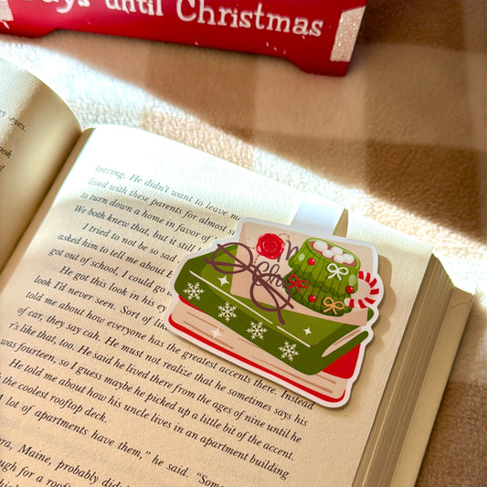 Christmas Sleigh Magnetic Bookmark