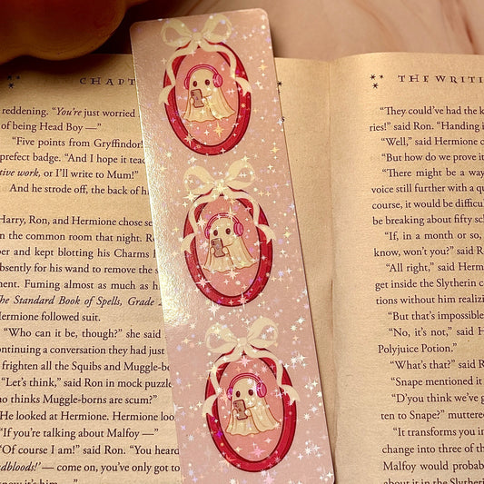 Spooky Beats Bookmark 🎧👻