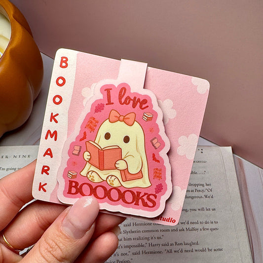 Booooks & Glow Magnetic Bookmark 👻✨
