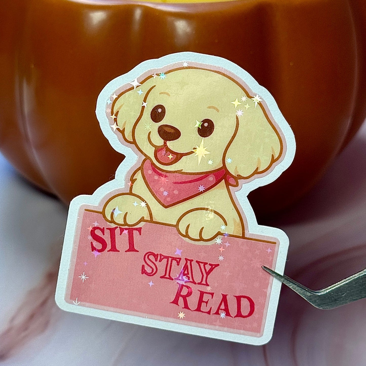 Puppy Pages Sticker🐶📚