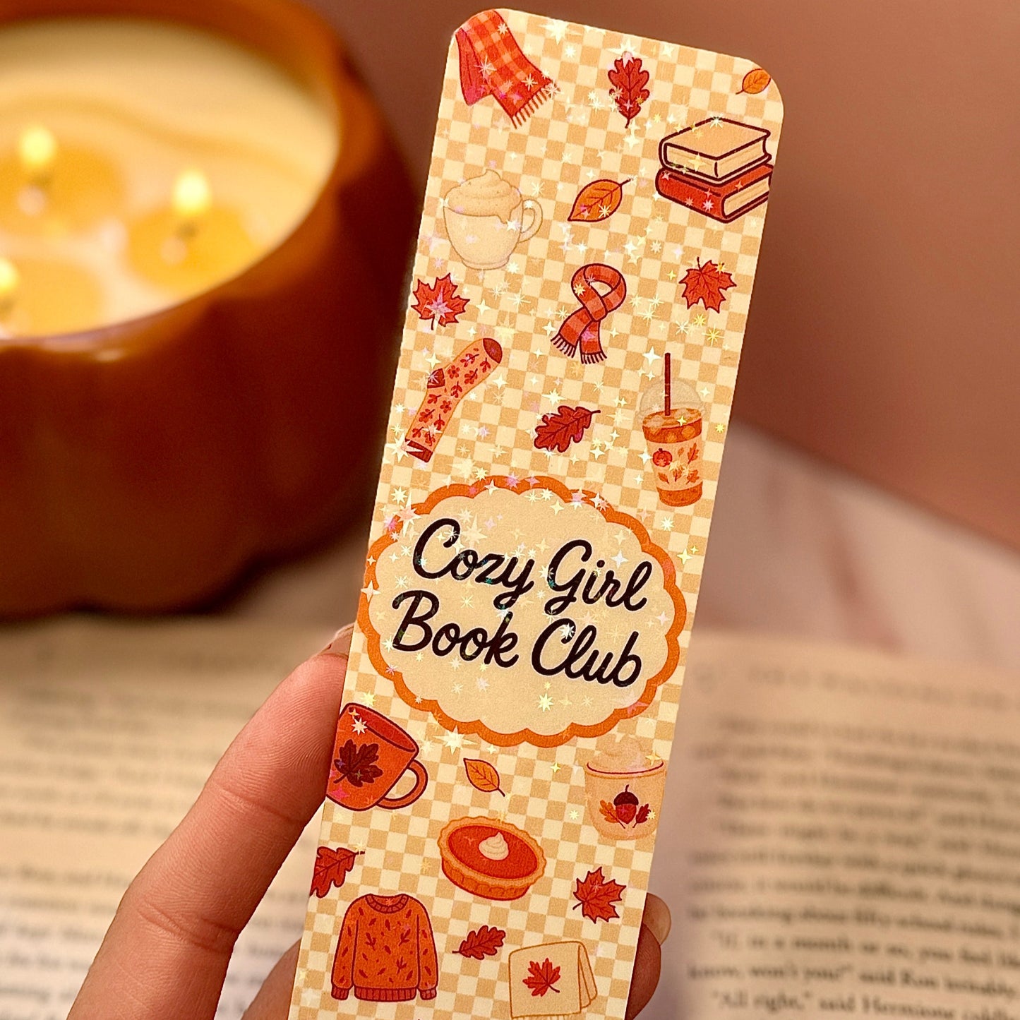 Cozy Reads Club Bookmark 🍂📖