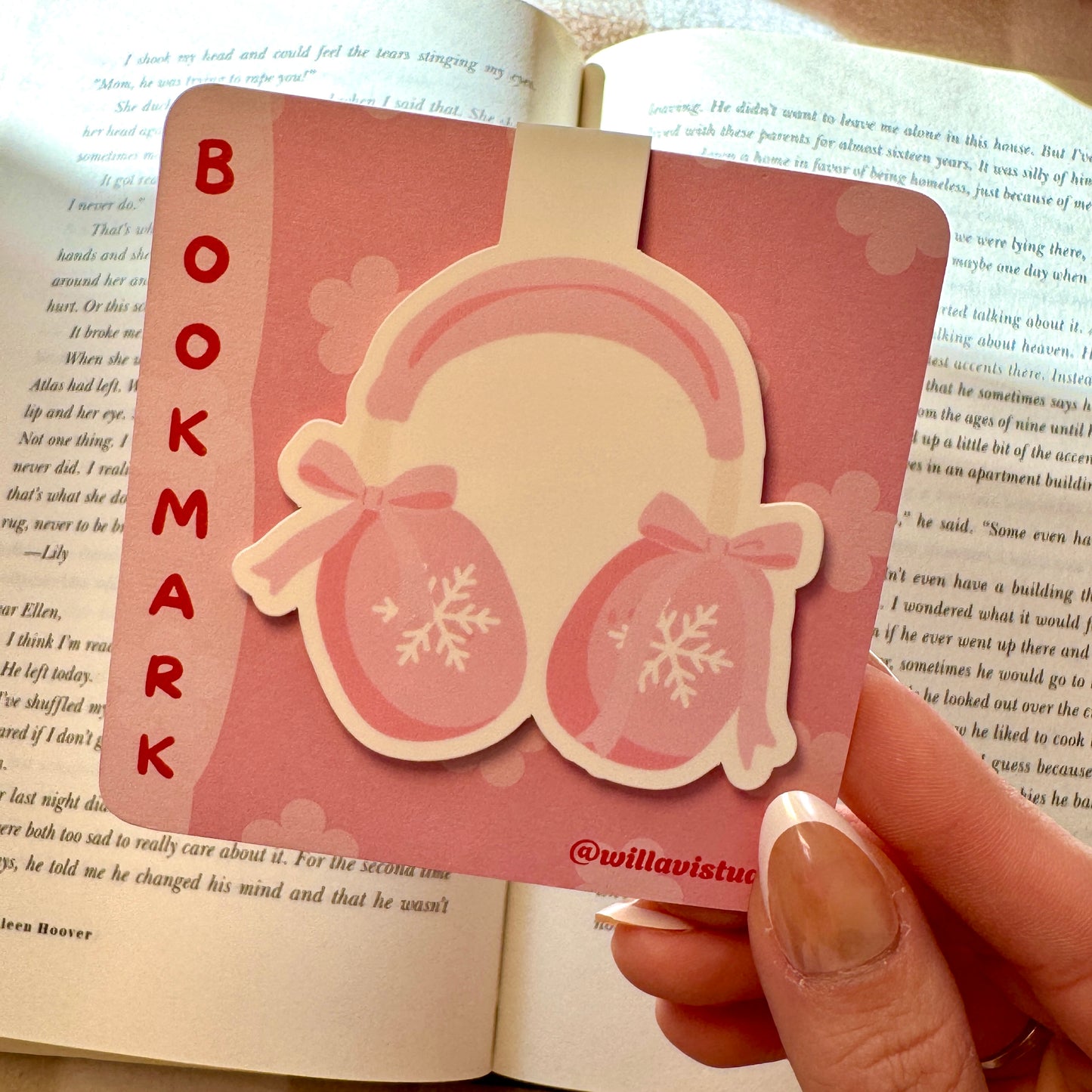 Winter Mittens Magnetic Bookmark