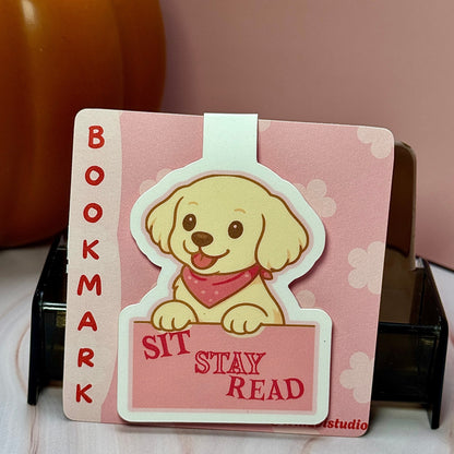 Puppy Pages Magnetic Bookmark 🐶📚