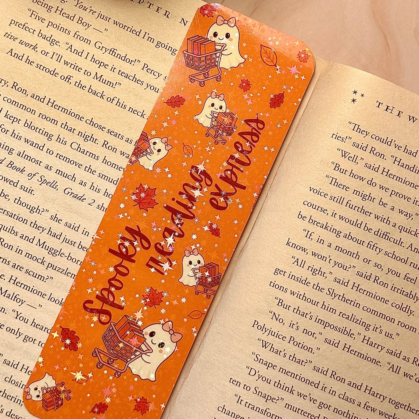Spooky Reading Express Bookmark🎃👻