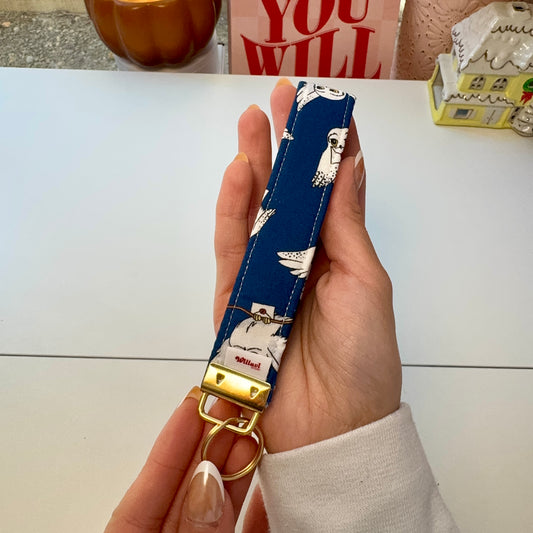 Owl Mail Delivery Wristlet Keychain 🦉🔑