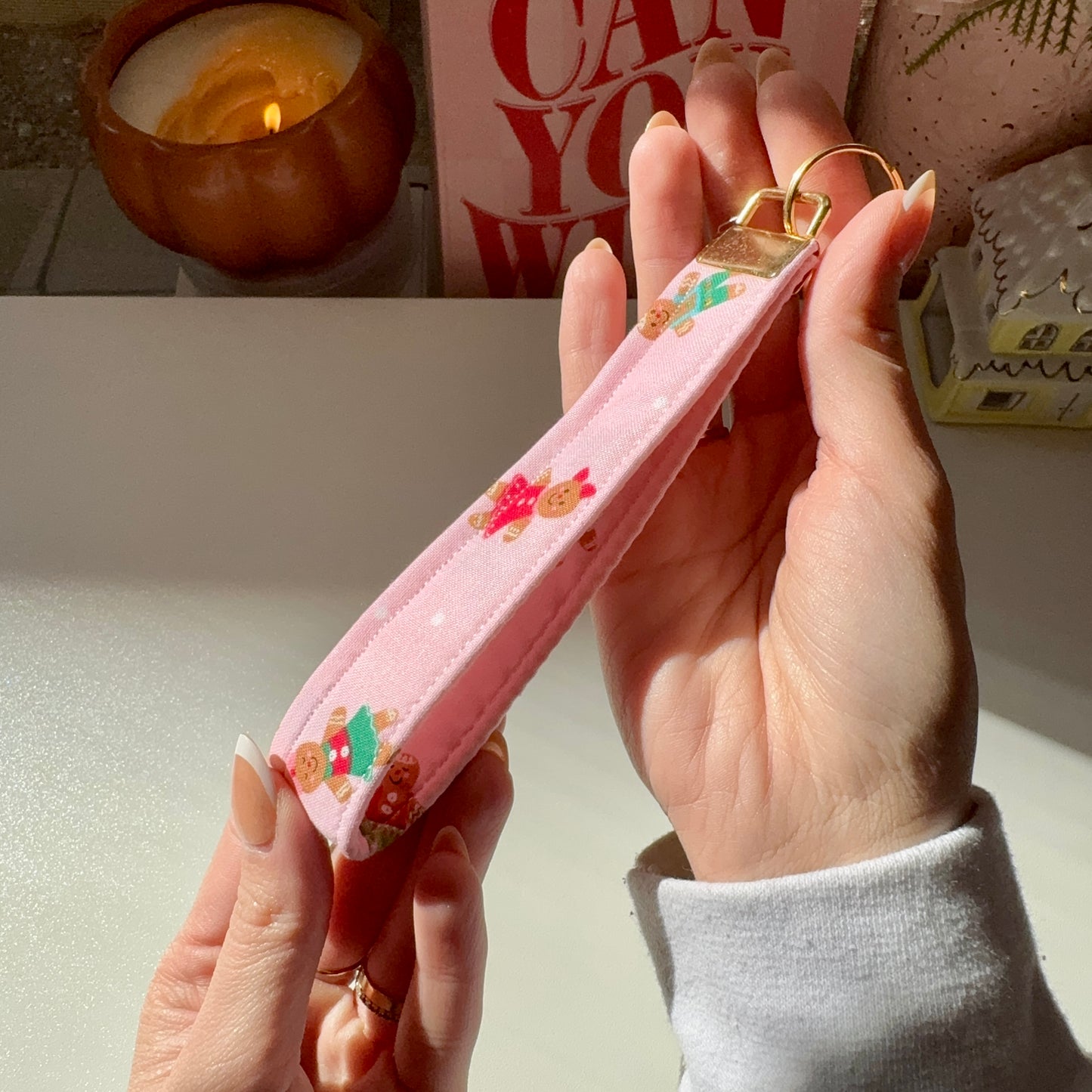 Sugar & Spice Wristlet Keychain 🍪🔑