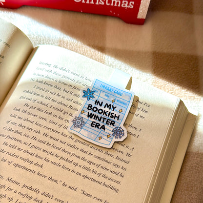 In My Bookish Winter Era Magnetic Bookmark