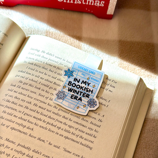 In My Bookish Winter Era Magnetic Bookmark