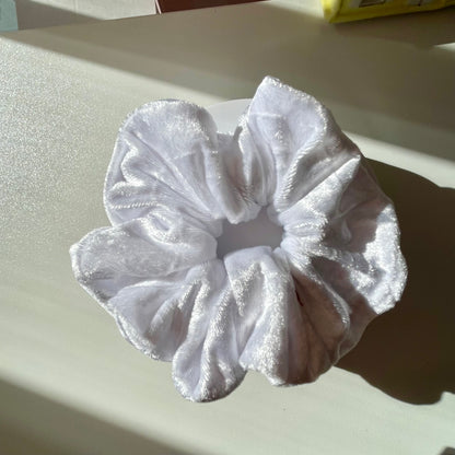 Snowfall Velvet Scrunchie