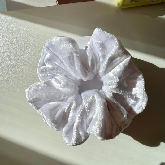 Snowfall Velvet Scrunchie