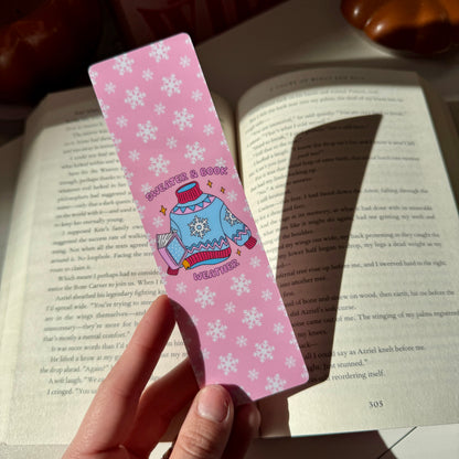 Sweater & Book Weather Bookmark