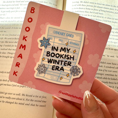 In My Bookish Winter Era Magnetic Bookmark