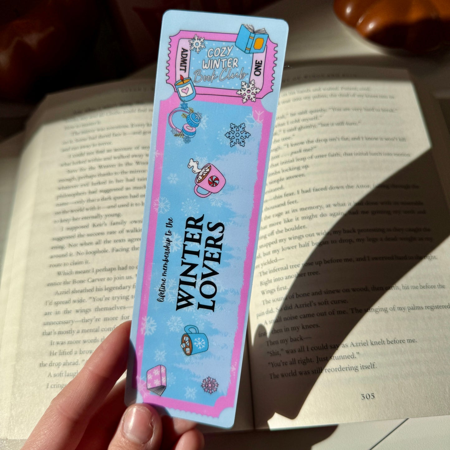 Winter Lovers Bookmark