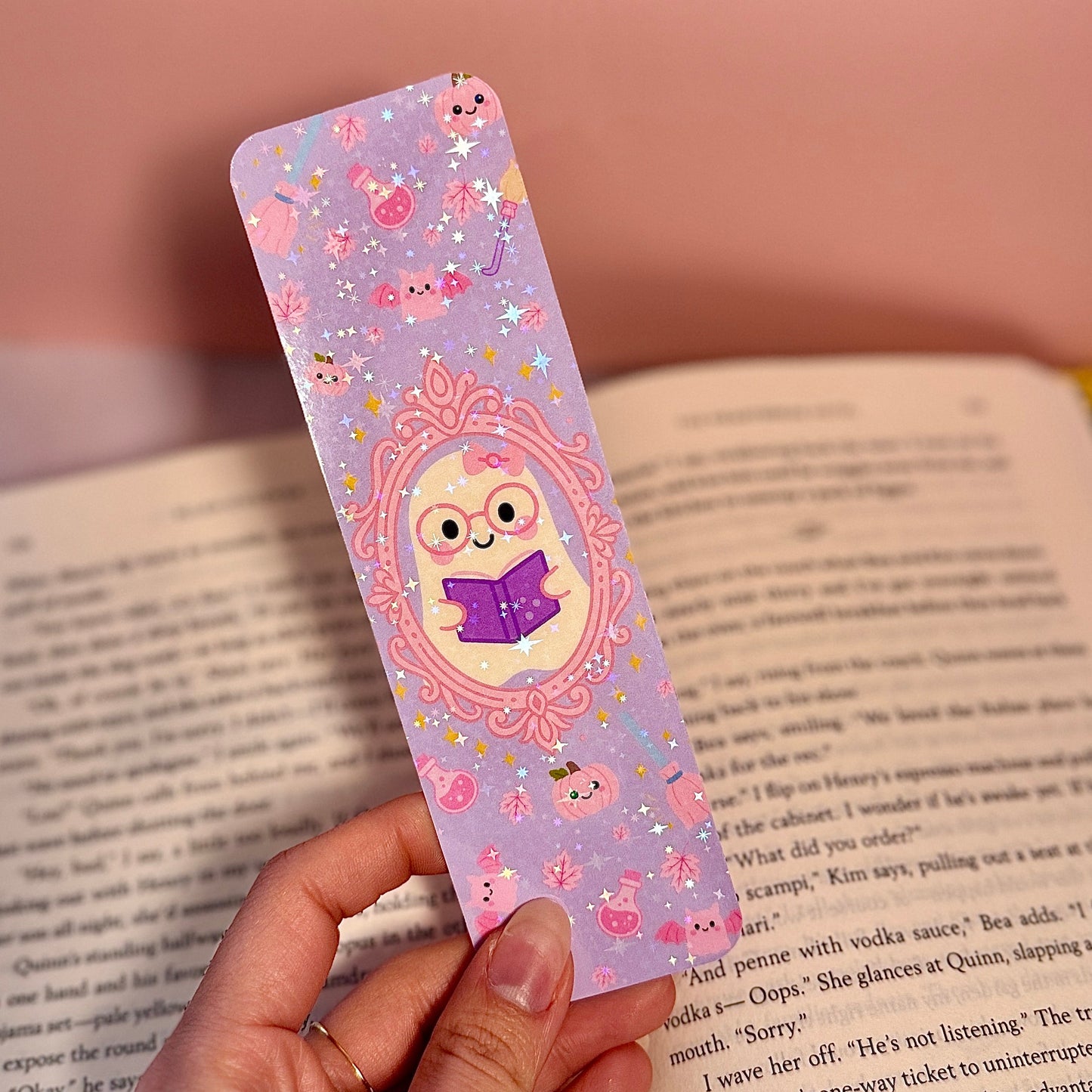 Magical Ghost Reading Bookmark 💜👻📖