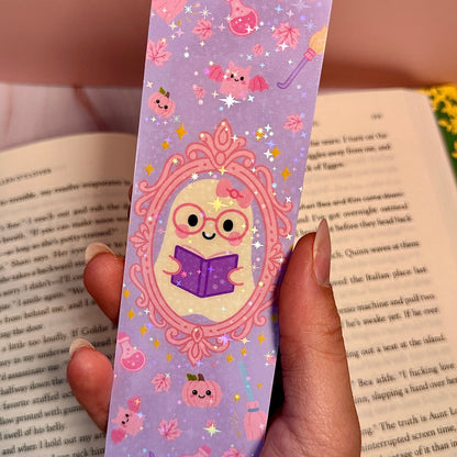 Magical Ghost Reading Bookmark 💜👻📖