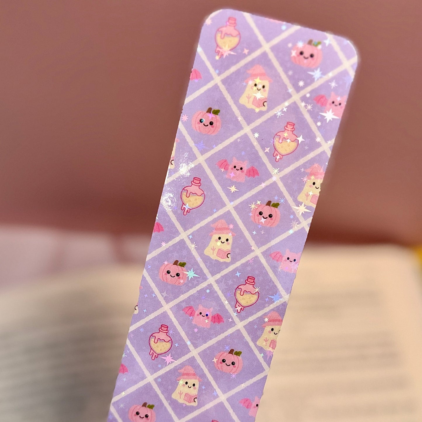 Pastel Ghost & Pumpkin Bookmark 🎃👻✨