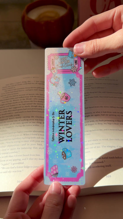 Winter Lovers Bookmark