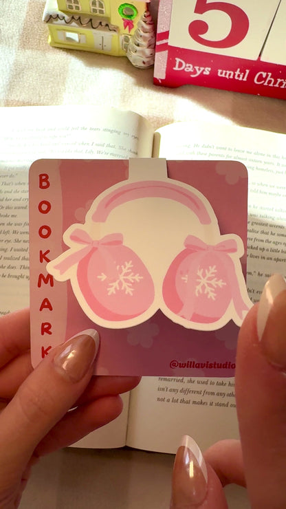 Winter Mittens Magnetic Bookmark