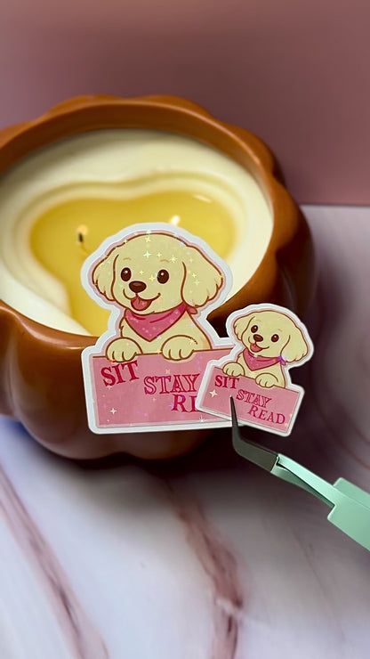 Puppy Pages Sticker🐶📚