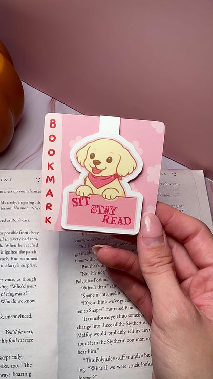 Puppy Pages Magnetic Bookmark 🐶📚