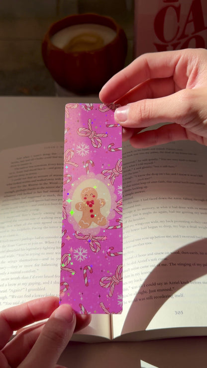 Gingerbread Candy Cane Bookmark