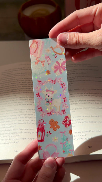 Pastel Reindeer Bookmark