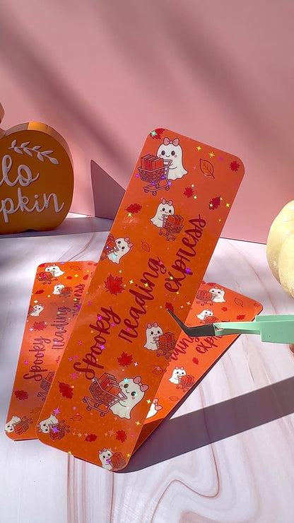 Spooky Reading Express Bookmark🎃👻